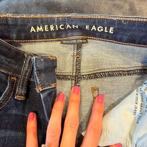 American Eagle Outfitters Women's Dark Blue Jeggings